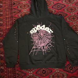 Spider Hoodie Black