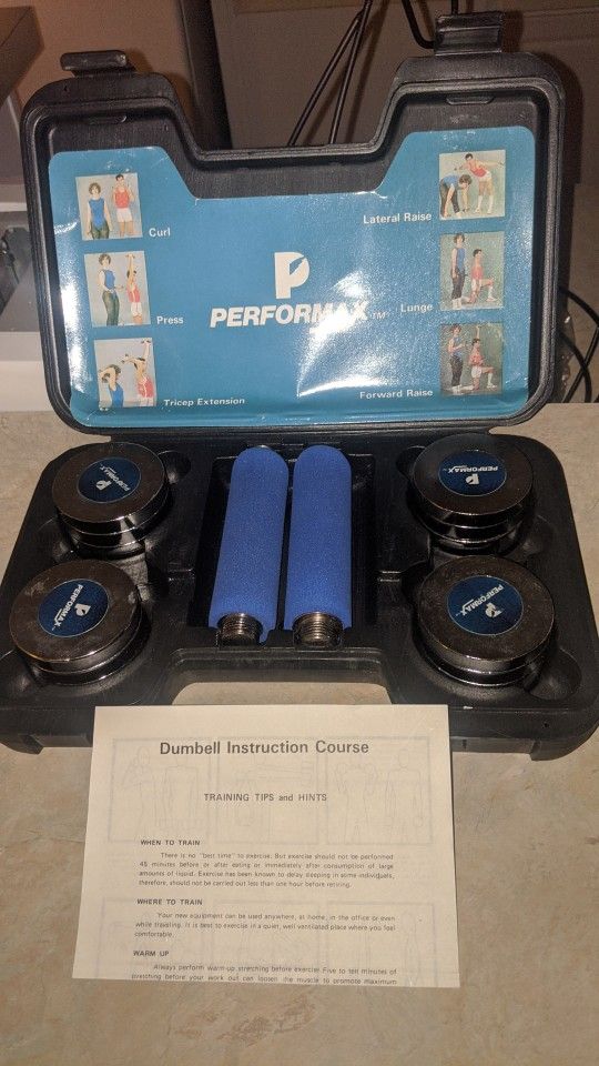 Performax 2 To 4 Lb Dumbbell Set