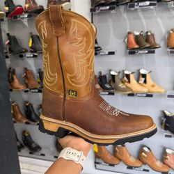 Botas De Piel De México Cómodas Para Trabajar Rodeo 