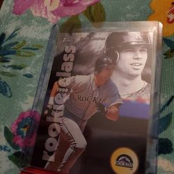 Todd Helton 1998 Topps Rookie Class 1998 Upper Deck Collectors Choice Rookie Class Rookie Baseball Cards 