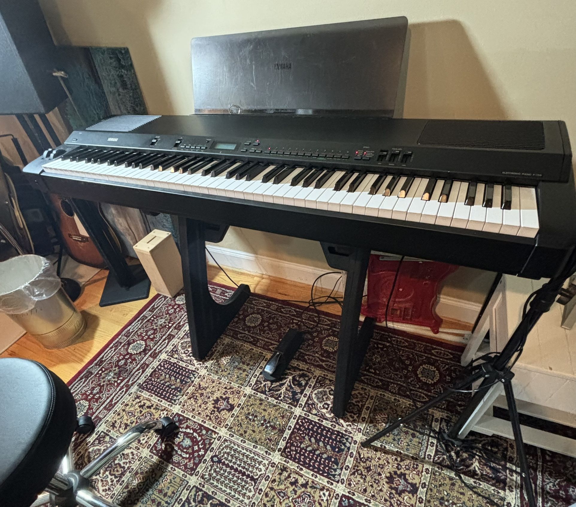 Yamaha Digital P-150 , 88 Key Electric Piano And Stand 