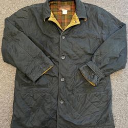 Valstar Quilt Plaid Lined Coat Jacket Size XL