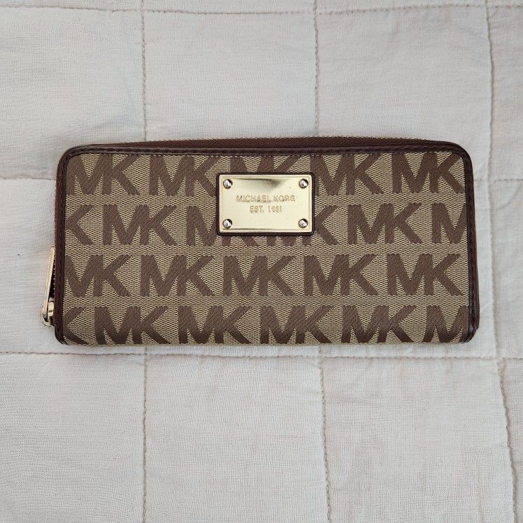 Michael Kors Brown Logo Wallet