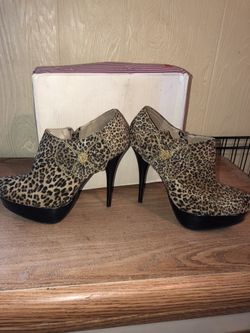 Cheetah Print Heels