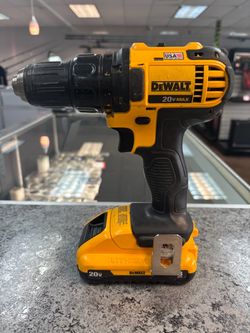 DeWalt 20V Max Cordless Drill with Battery