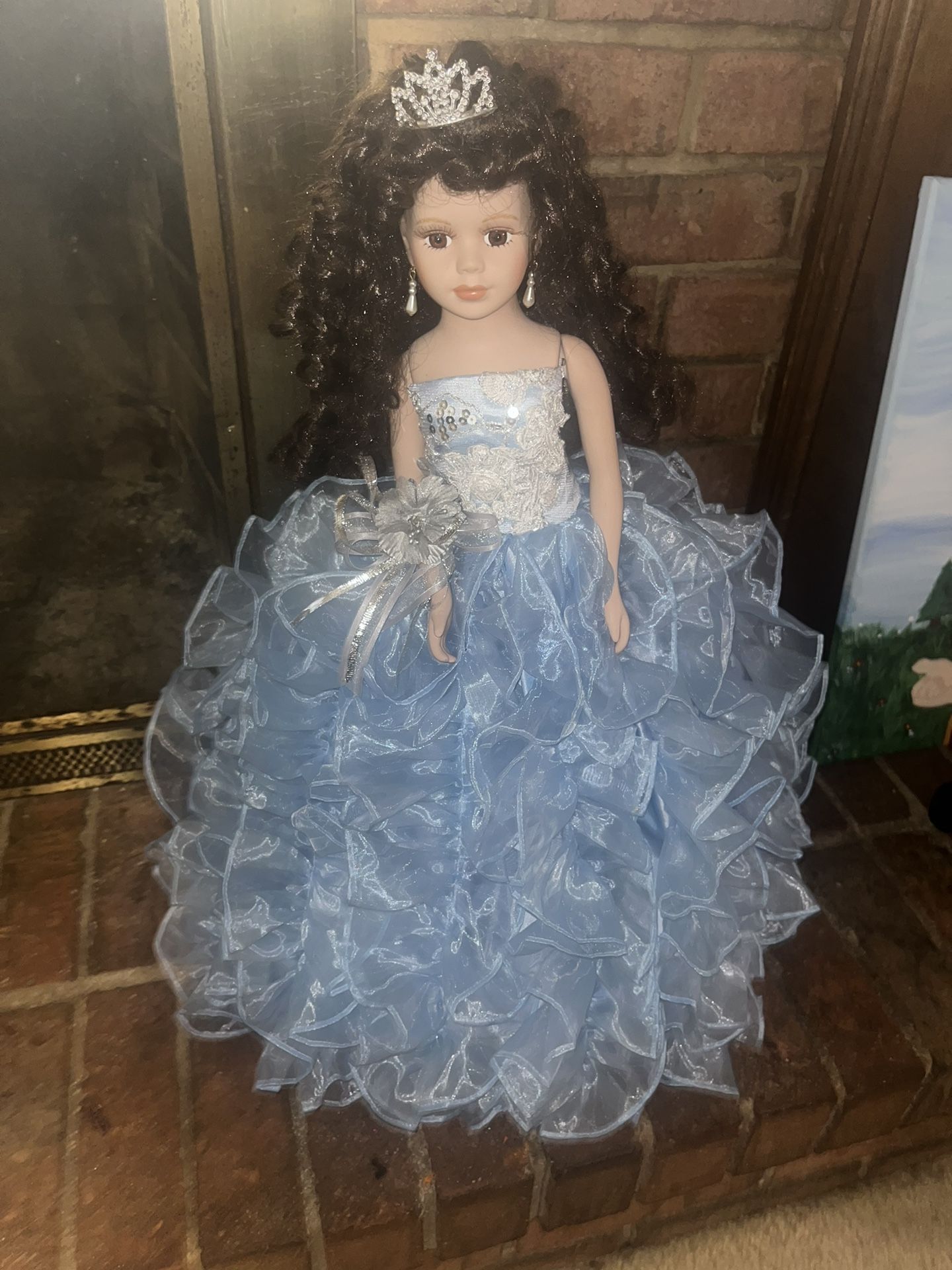 Quinceañera Porcelain Doll
