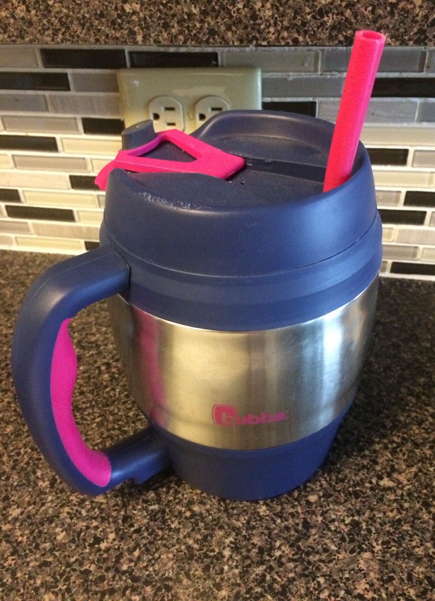 52 oz bubba keg (pink/blue)