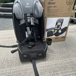 Diono Radian 3RXT, 4-in-1 Convertible Car Seat, Rear and Forward Facing, Steel Core