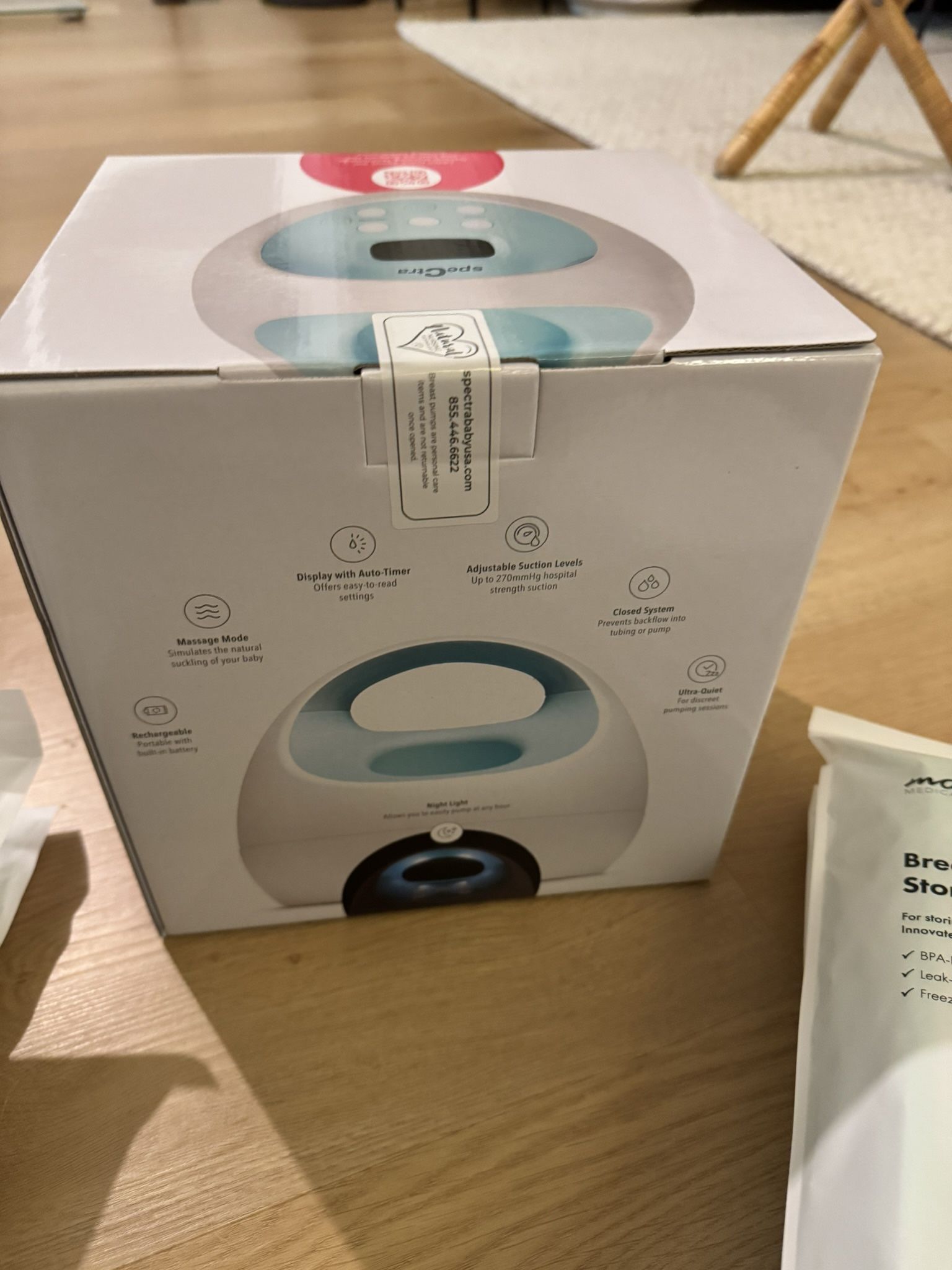 *BRAND NEW* Breast Pump Spectra S1 Plus (with 4x100 Milk Storage Bag)