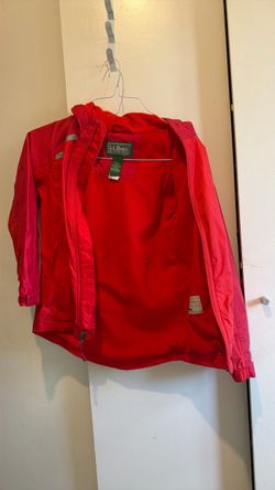 Ll bean L boys red jacket
