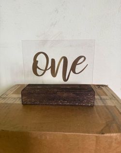 Table Numbers