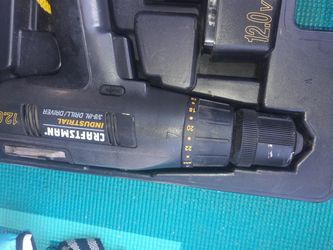 Craftsman drill 12 volt 2 batteries and charger