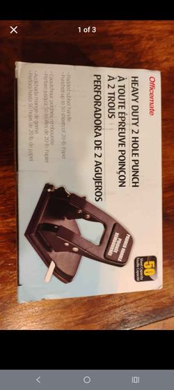 Officemate Heavy Duty 2 Hole Punch