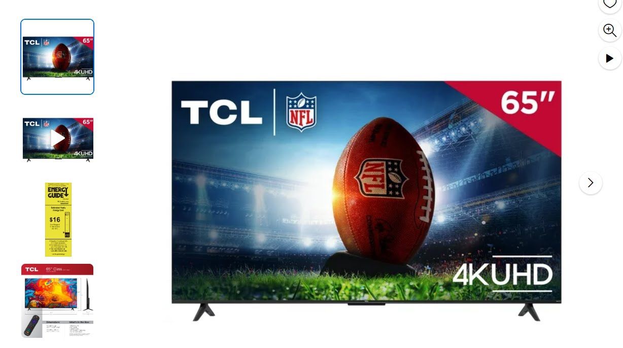 SMART TV TCL 65" Class 4-Series 4K