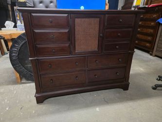 Dark Cherry Large 10 Drawer Dresser (Macy's Chelsea Collection)