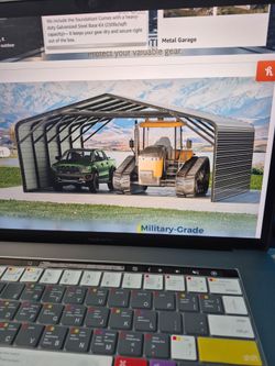 20x26 foot mettal carport
