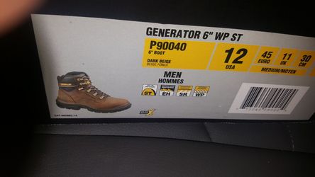 Brand new cat steel toe work boots size 12