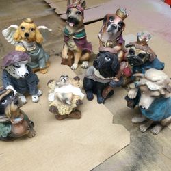 Doggie Nativity Set