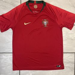 Nike Portugal 2018/2019 Home Soccer Jersey Shirt Size L New