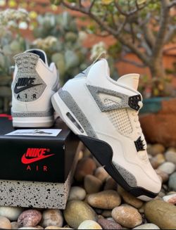 Jordan Retro 4 White Cement Sizes 5y, 8.5-11.5