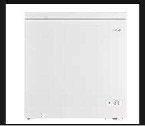 Vissani 7 cu. ft. Manual Defrost Chest Freezer with LED Light