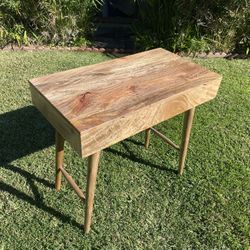 Wooden Sit/Stand Desk With Power