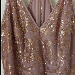 Sequin & Lace Gown - Any Occasion/Prom/Bridesmaid/Formal Gown (NWT)