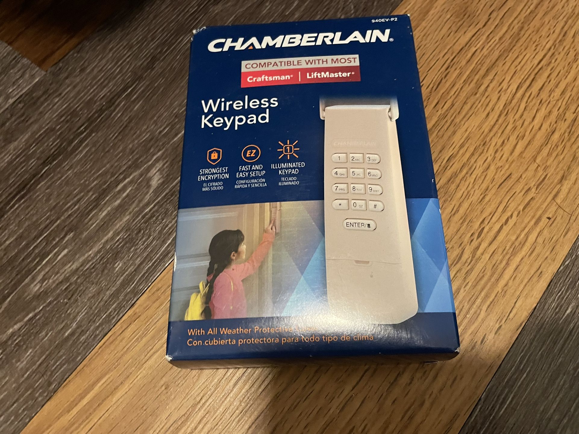 wireless keypad garage door opener
