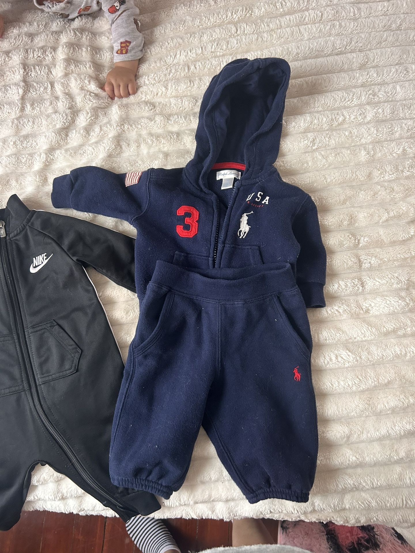 Ralph Lauren, Tommy Hilfiger & Nike Baby Clothes Bundle