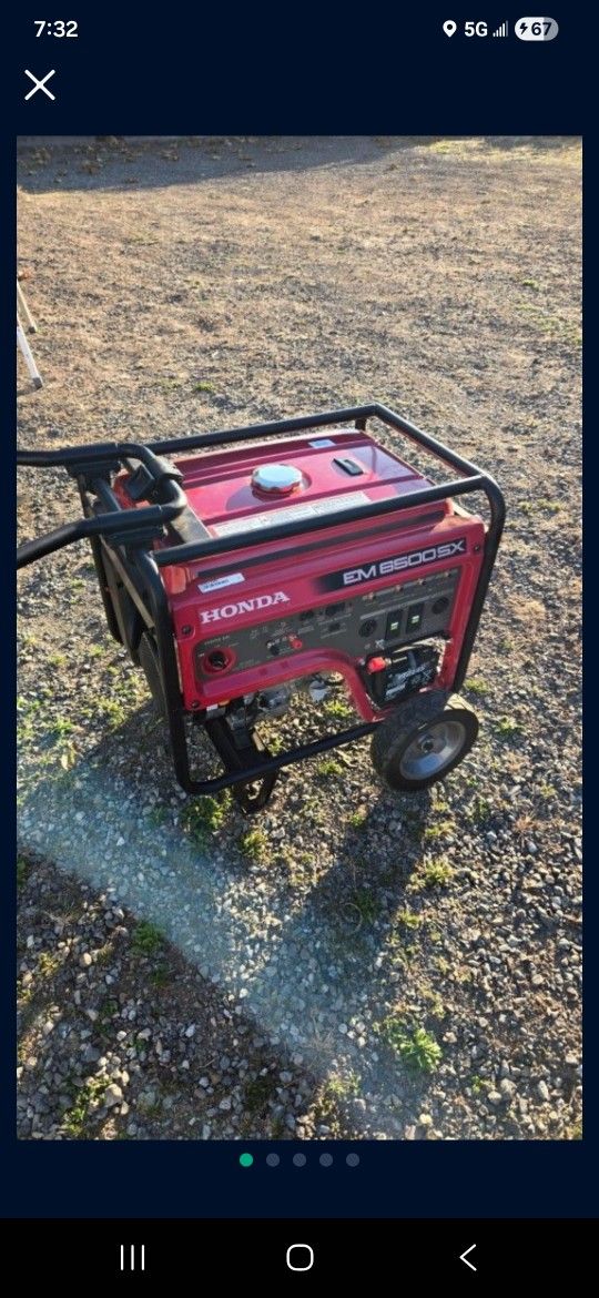 Honda Generator EM6500SX