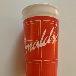 RARE “COCA-COLA” 32oz Drink Cup-1989 McDONALDS Promotional Series