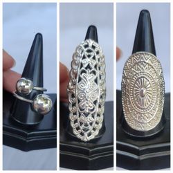 New Ring #7 And #8 925 Italy Sterling Silver $40 Each 