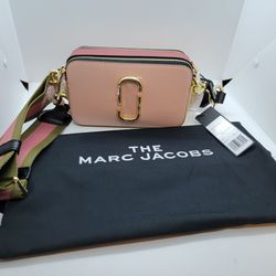 Dot Snapshot Small Camera Bag Marc Jacobs Rose su FORZIERI