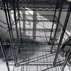 hdx 4-tire steel shelf( black) 54x35 