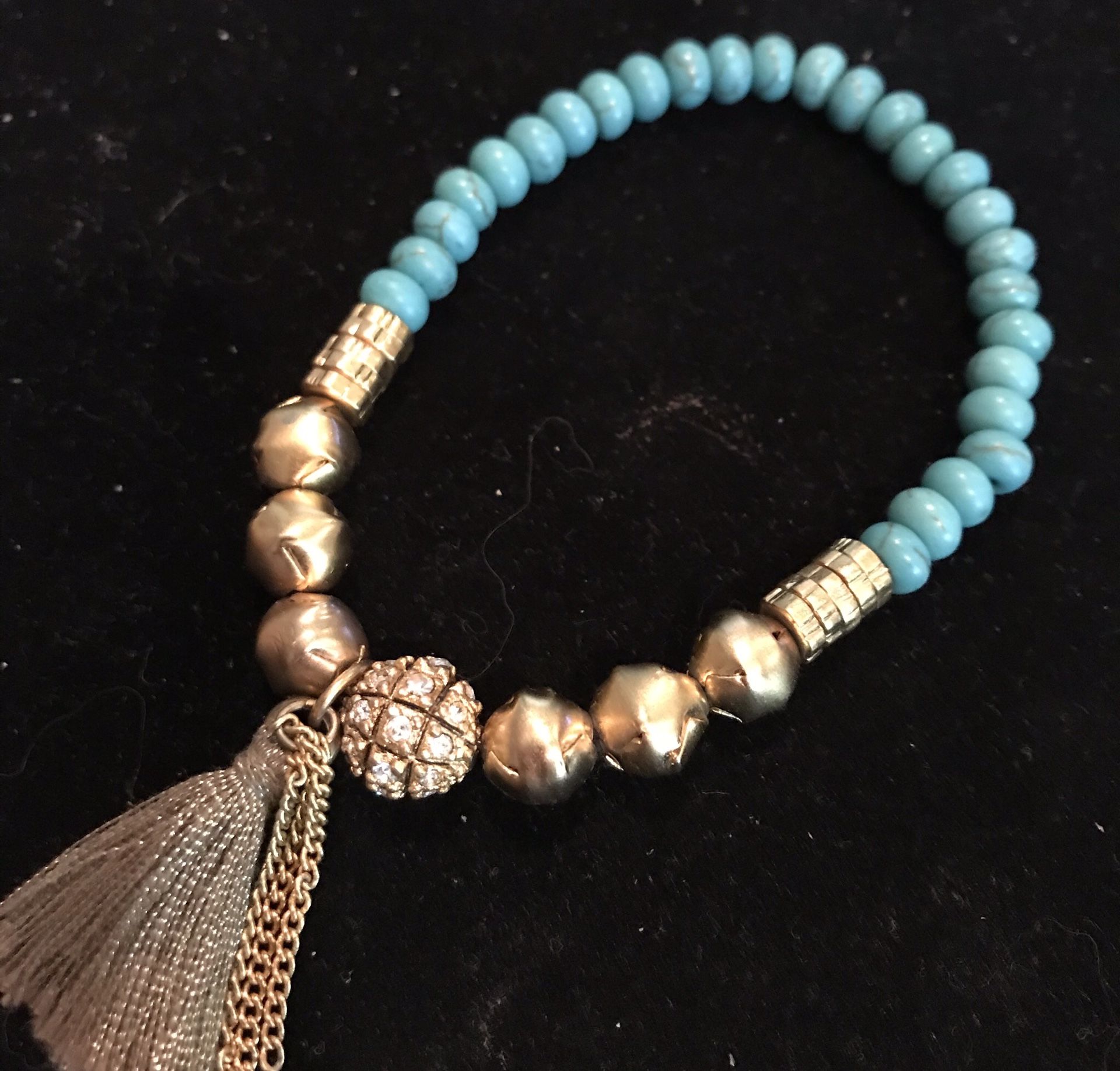 Turquoise and Gold bracelet