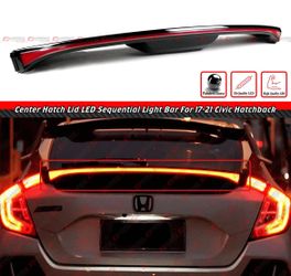 17-21 HONDA CIVIC HATCHBACK CENTER TRUNK LED SEQUENTIAL TAIL LIGHT BAR