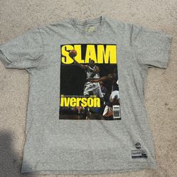 grey Allen Iverson Georgetown Slam Magazine tee vintage