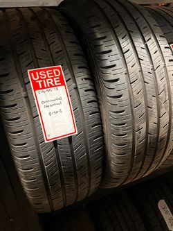 2 USED 21555R18 Continental All SEASON tires for $100 installed and balance.  21555R18 215 55 18 215 55 R 18 215/55/18 215/55/R18  Texas Extreme Tire 