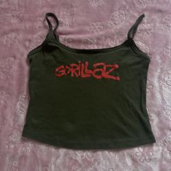 Gorillaz Green Top