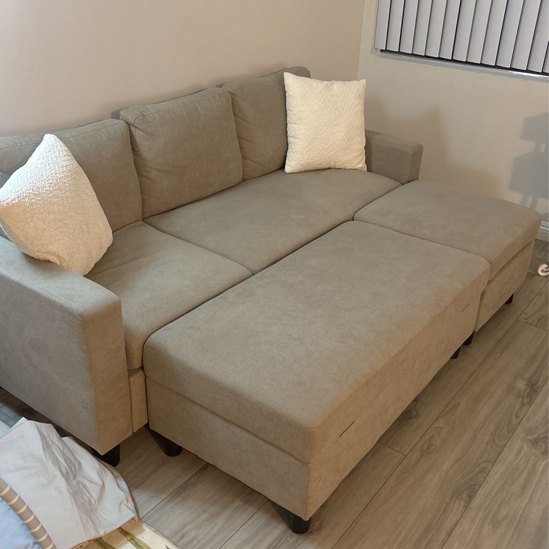 Couch - Sofa Set With Storage