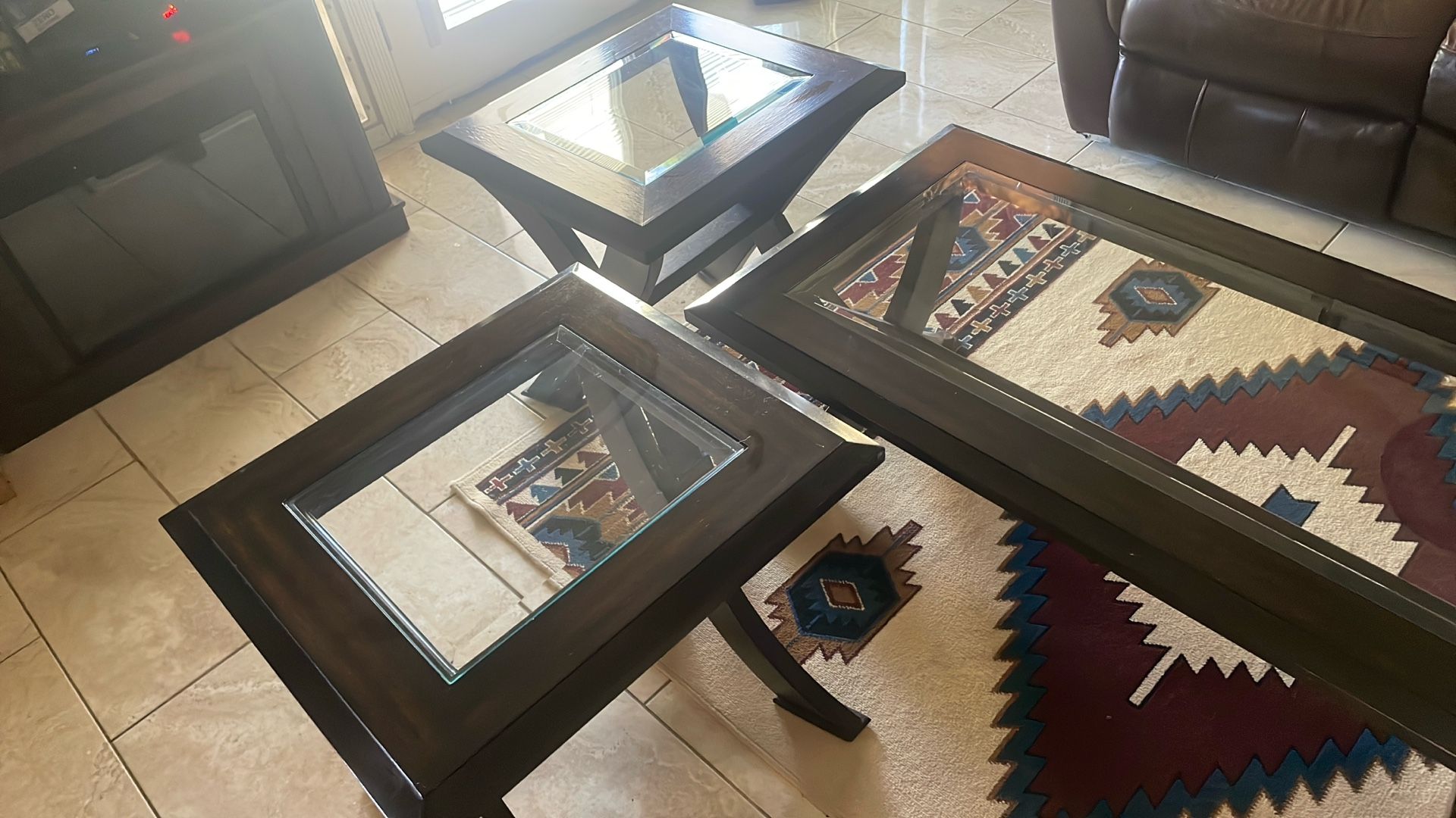 Coffee Table with 2 End Tables 