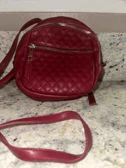 Burgundy, small backpack/crossbody bag