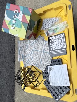 Bingo Machine and complete accessories with instruction manual