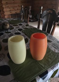 Two big candle holders