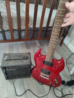 Epiphone Special SG Model Cherry Red Electric Guitar - Autographed by Buck Cherry