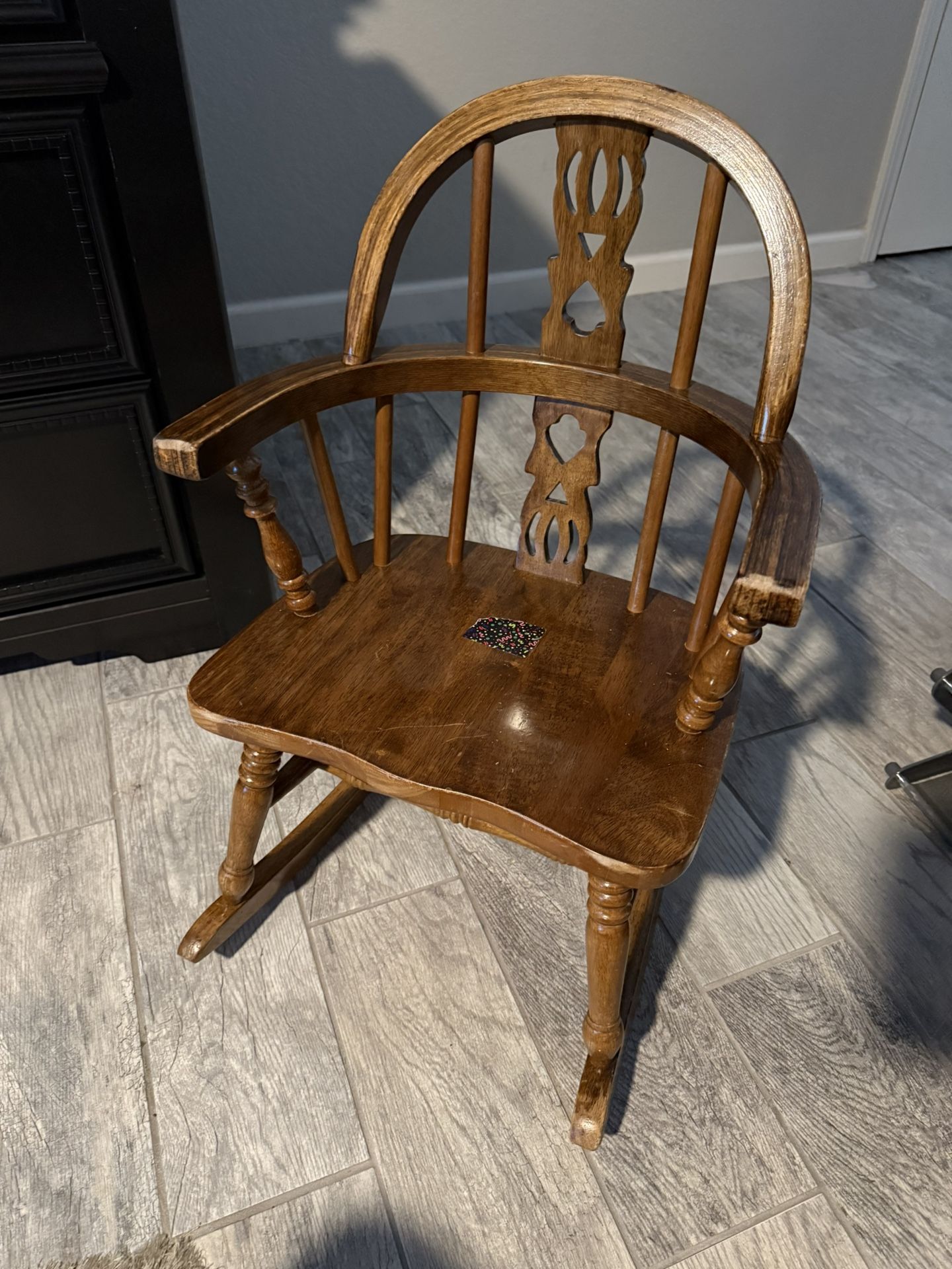 Kids Rocking Chair Brown