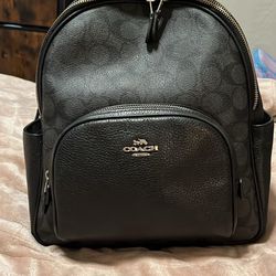 Black Coach Bookbag