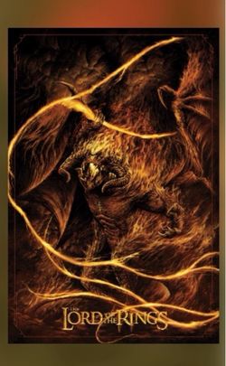Bottleneck gallery LOTR Balrog   24x36 x/50 NOT FOILED