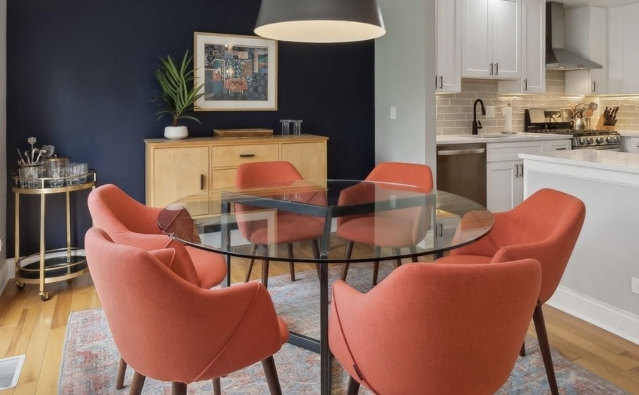 Glass Table And 6 Chairs Full Set - Pending Pickup