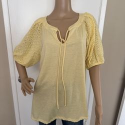 Women’s Yellow Blouse Size 1x
